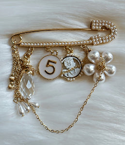 Chanel No. 5 Charm Brooches