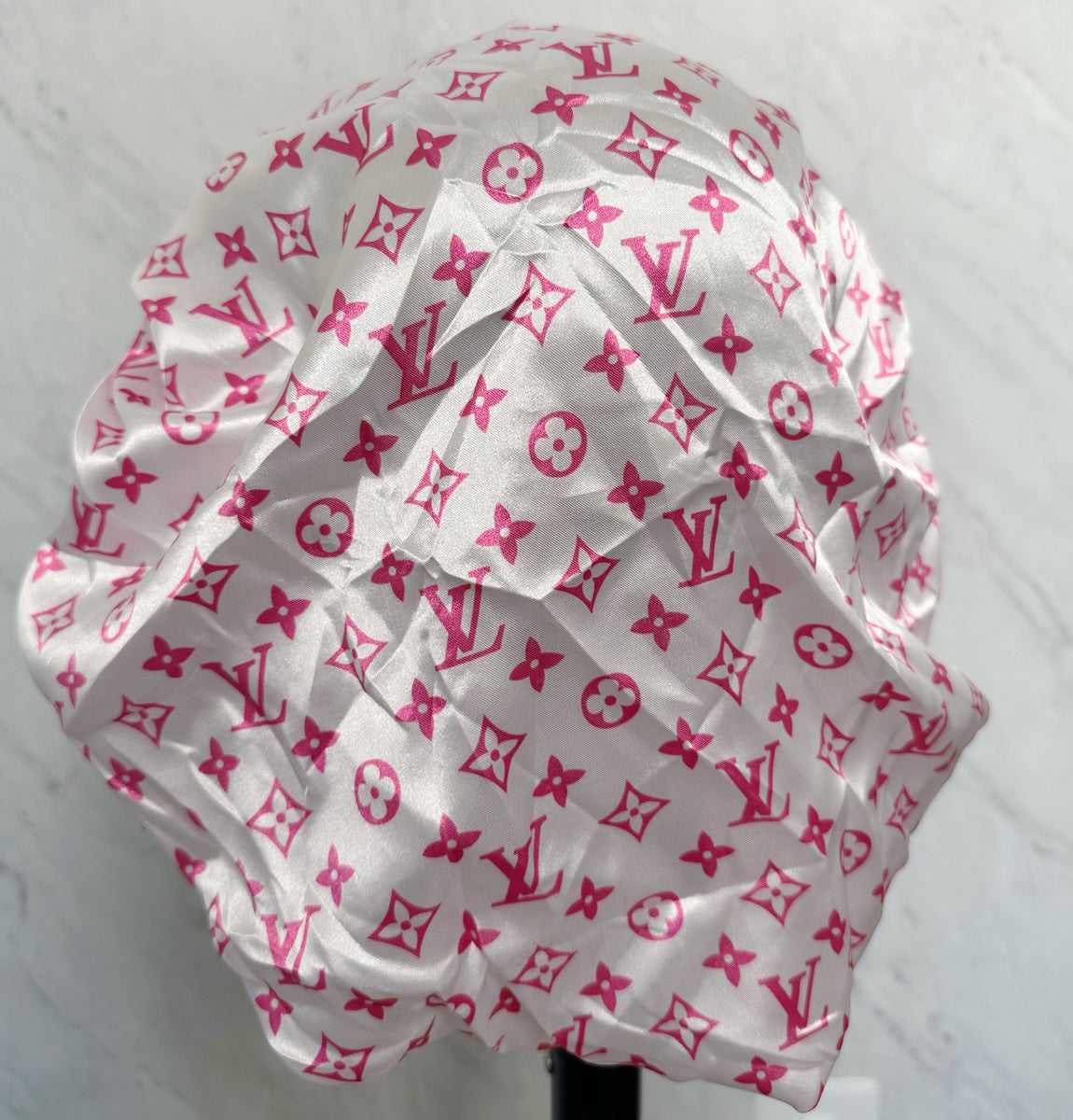 Double layer bonnet Louis Vuitton (hot pink)