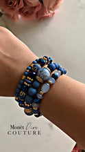Load image into Gallery viewer, Blue Charm Bracelet Set
