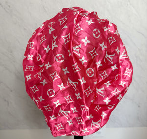 Hot Pink LV Bonnet