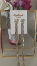 Load and play video in Gallery viewer, Infinity Diamond Earrings
