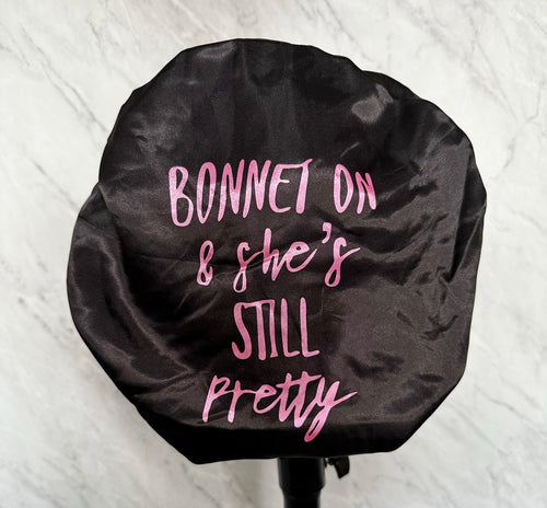 Pink LV Bonnet – Monet Dior Couture