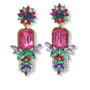 Floral Jewel Earrings