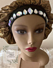 Load image into Gallery viewer, Gold Shimmer Bling Bonnet
