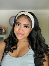Load image into Gallery viewer, Beige Pearl Headband
