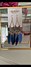 Load image into Gallery viewer, Bohemian Feathers- Blue
