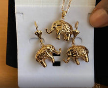Load image into Gallery viewer, 18K Elephant Necklace Set
