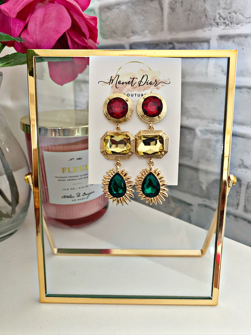 Luxe Jewel Earrings