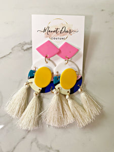 Color Pop Tassel Earrings