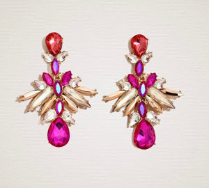 Majestic Fuchsia Earrings